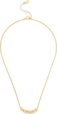 COACH Cube Short Pendant Necklace