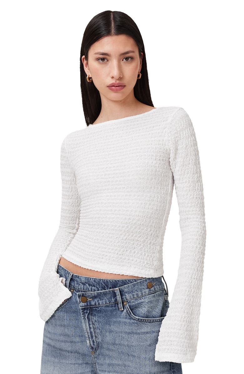 AllSaints Aki Connie Boatneck Top, Alternate, color,