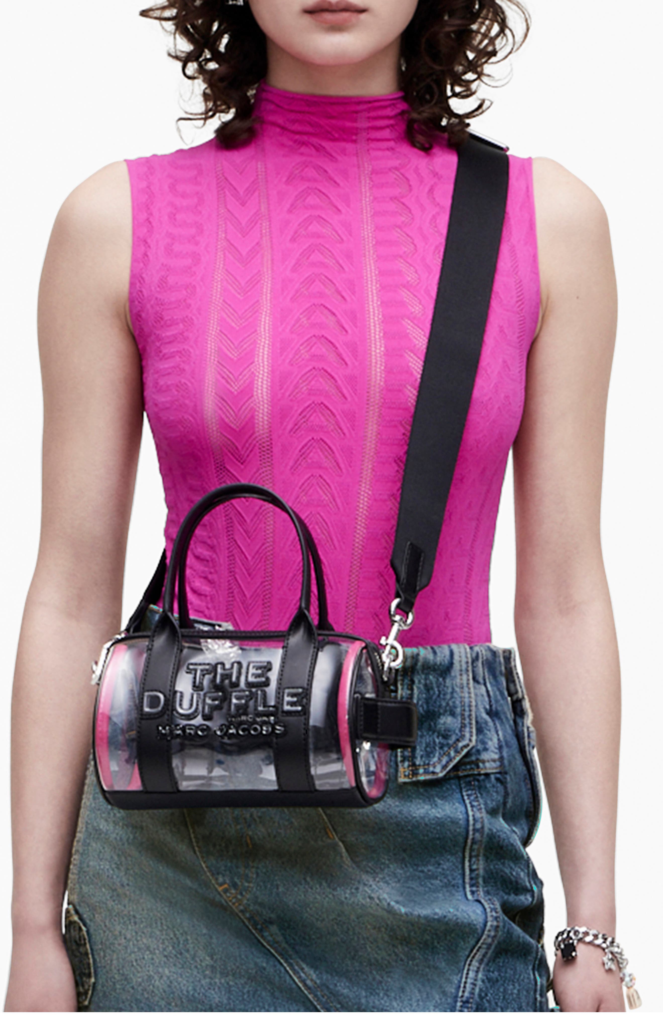 Marc Jacobs The Clear Crossbody Duffle Bag, Alternate, color, 