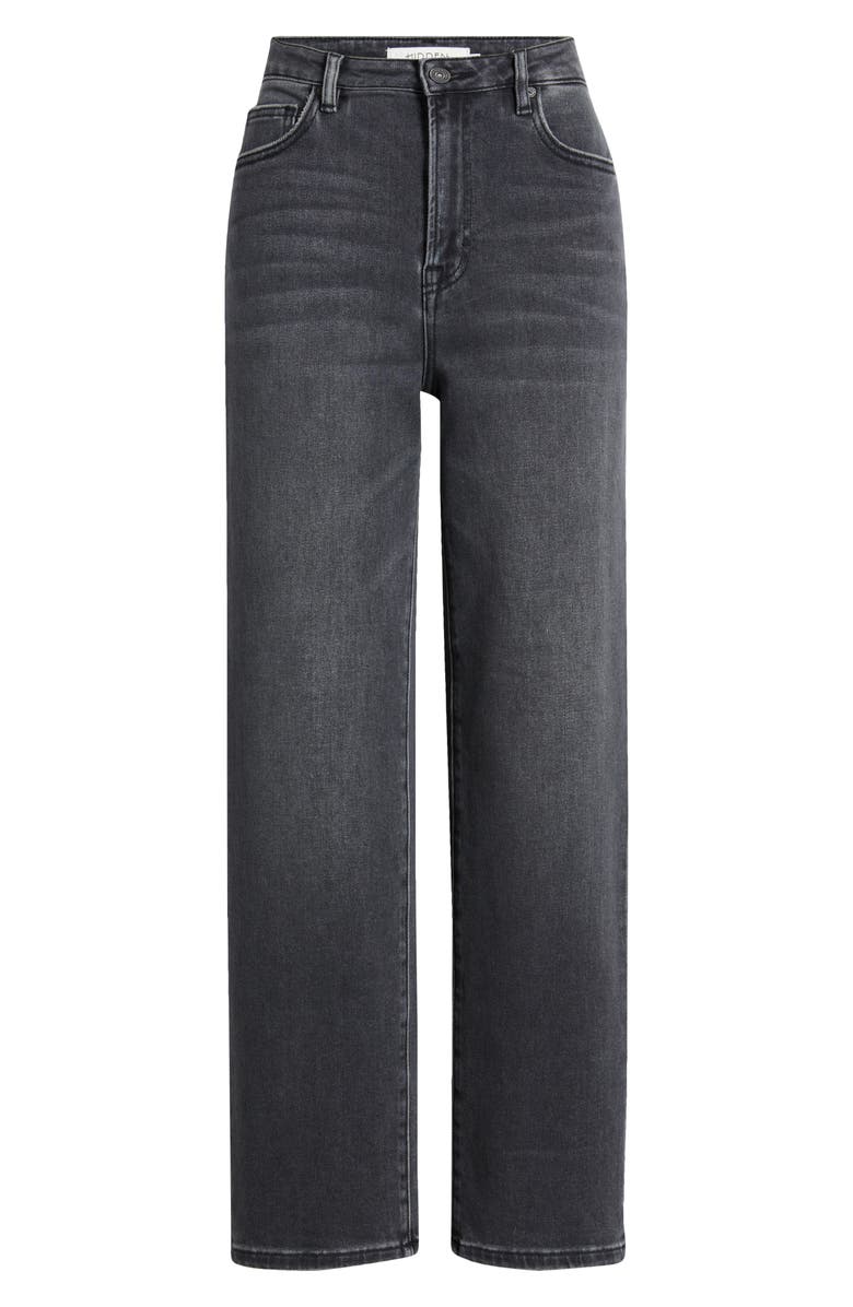 HIDDEN JEANS Relaxed Straight Leg Jeans, Alternate, color, Charcoal