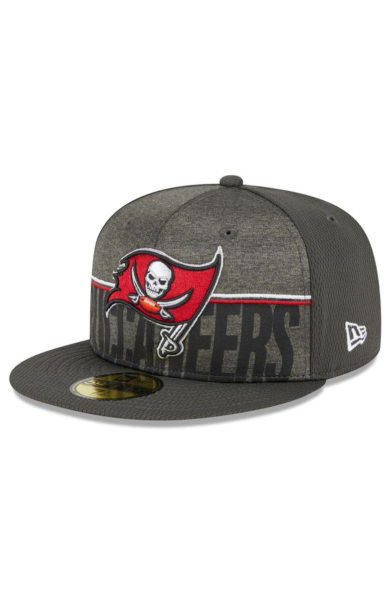 New Era Men's New Era Pewter Tampa Bay Buccaneers 2023 NFL Training Camp 59FIFTY Fitted Hat, Main, color, 