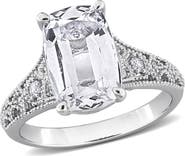 DELMAR Lab-Grown Sapphire Ring