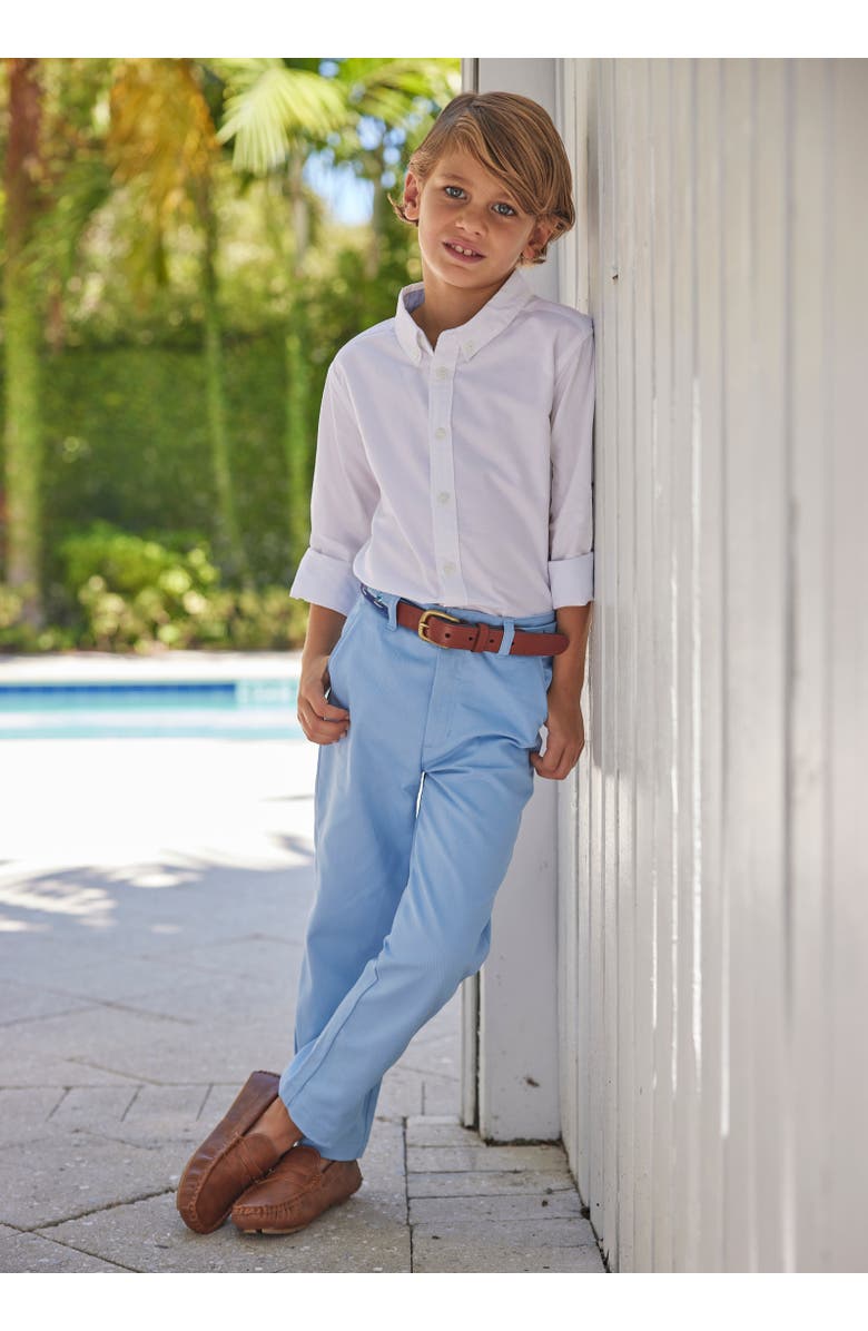 Little English Kids' Oxford Button Down Shirt, Alternate, color, White Oxford