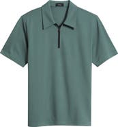 Theory Ryder Quarter Zip Polo