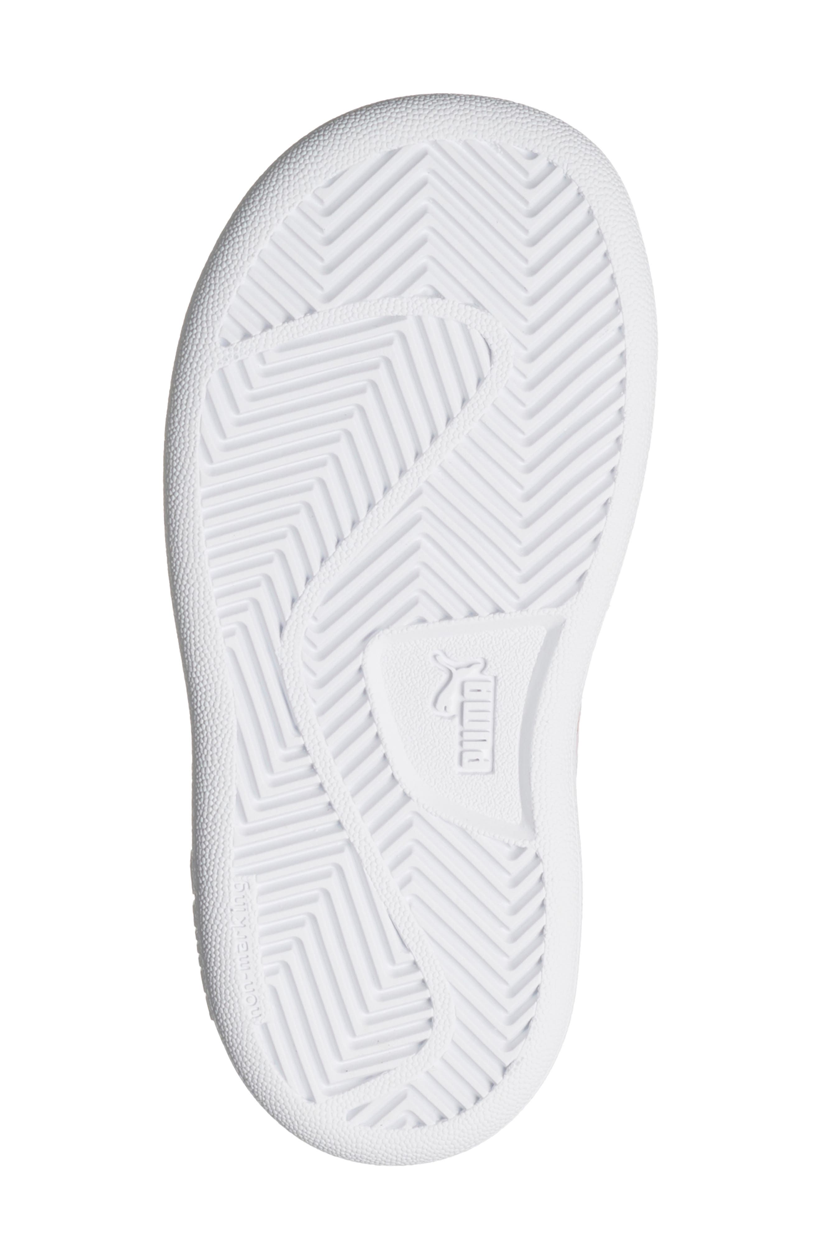 PUMA Kids' Smash 3.0 Hearty V Sneaker, Alternate, color, Puma White/ Pearl Pink