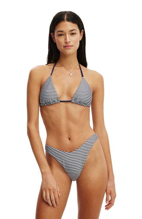Women's Soft Dip High Side Brazilian Bikini Bottom