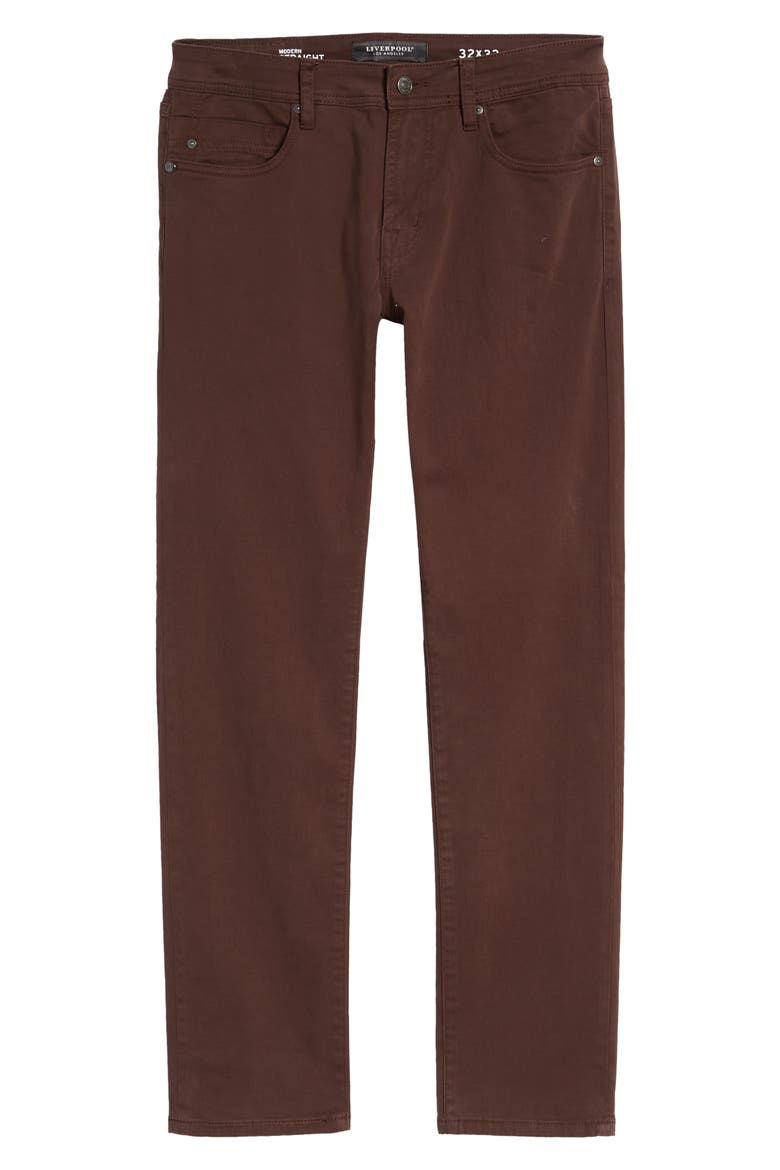 Kingston Modern Men's Straight Leg Twill Pants, Alternate, color, RAISEN