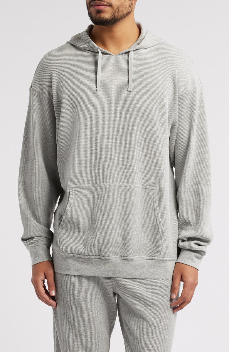 Nordstrom Cotton Blend Thermal Hoodie, Main, color,