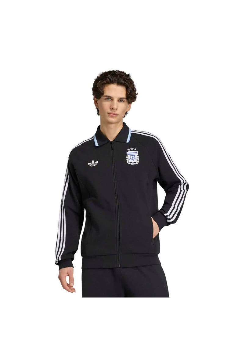 Men's adidas Black Argentina National Team 2026 Away Full-Zip Anthem Jacket, Main, color, Black