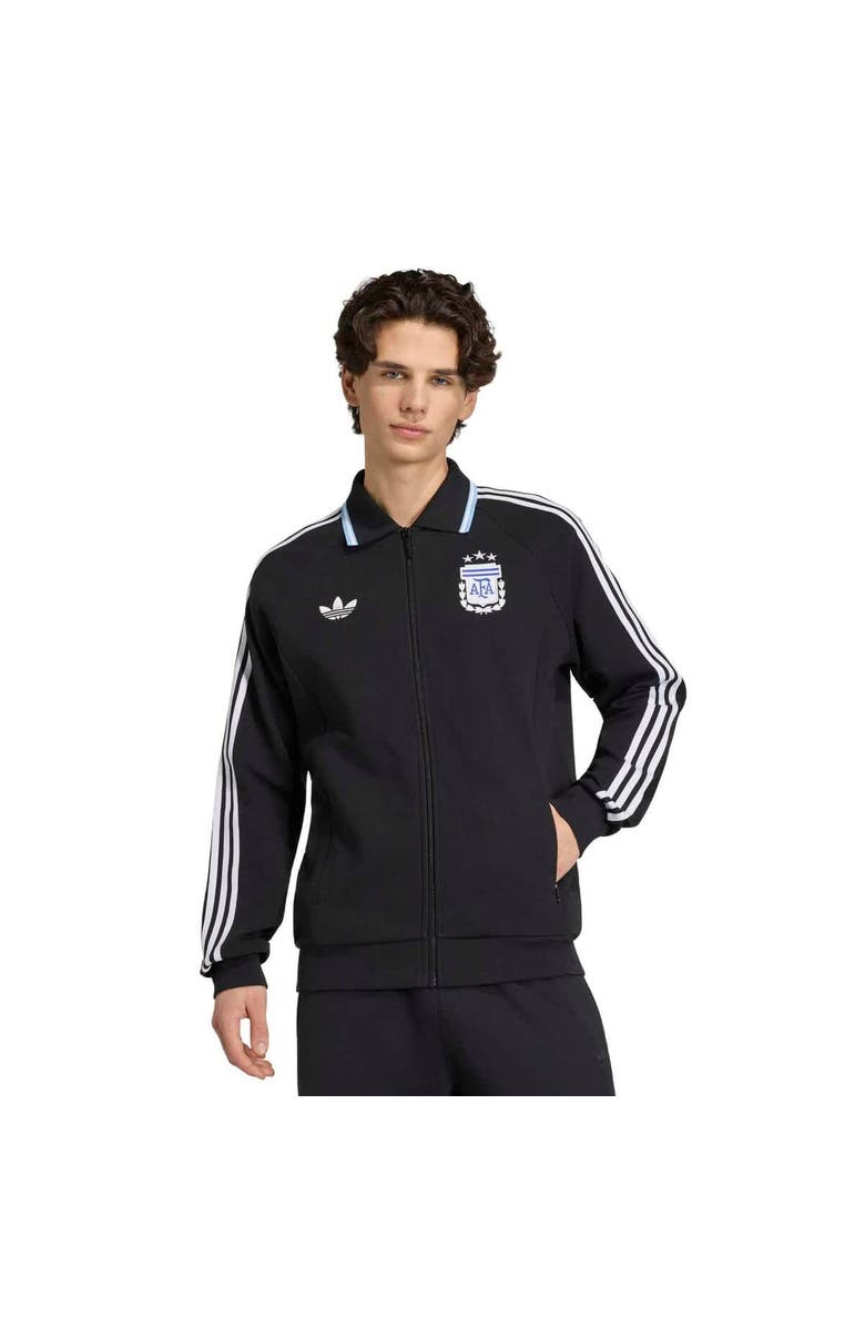 adidas Men's adidas Black Argentina National Team 2026 Away Full-Zip Anthem Jacket, Main, color, Black
