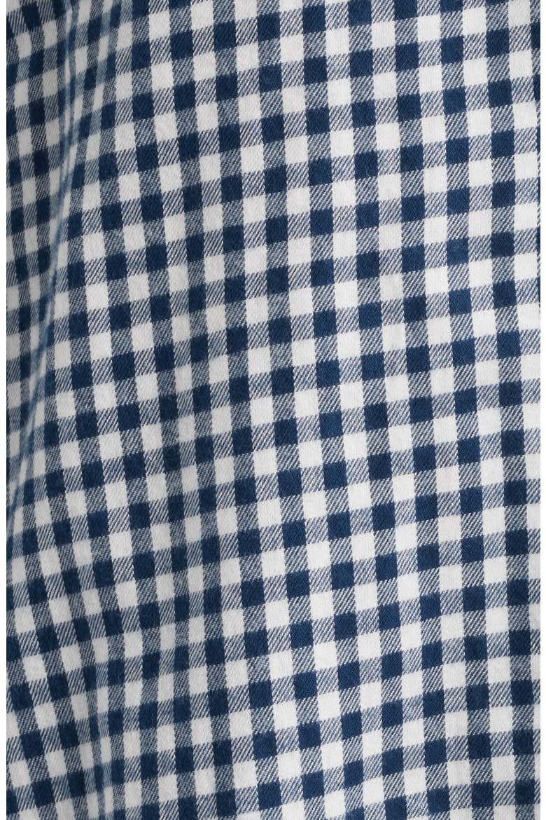 Antonia Gingham Organic Cotton Pajamas, Alternate, color, NAVY