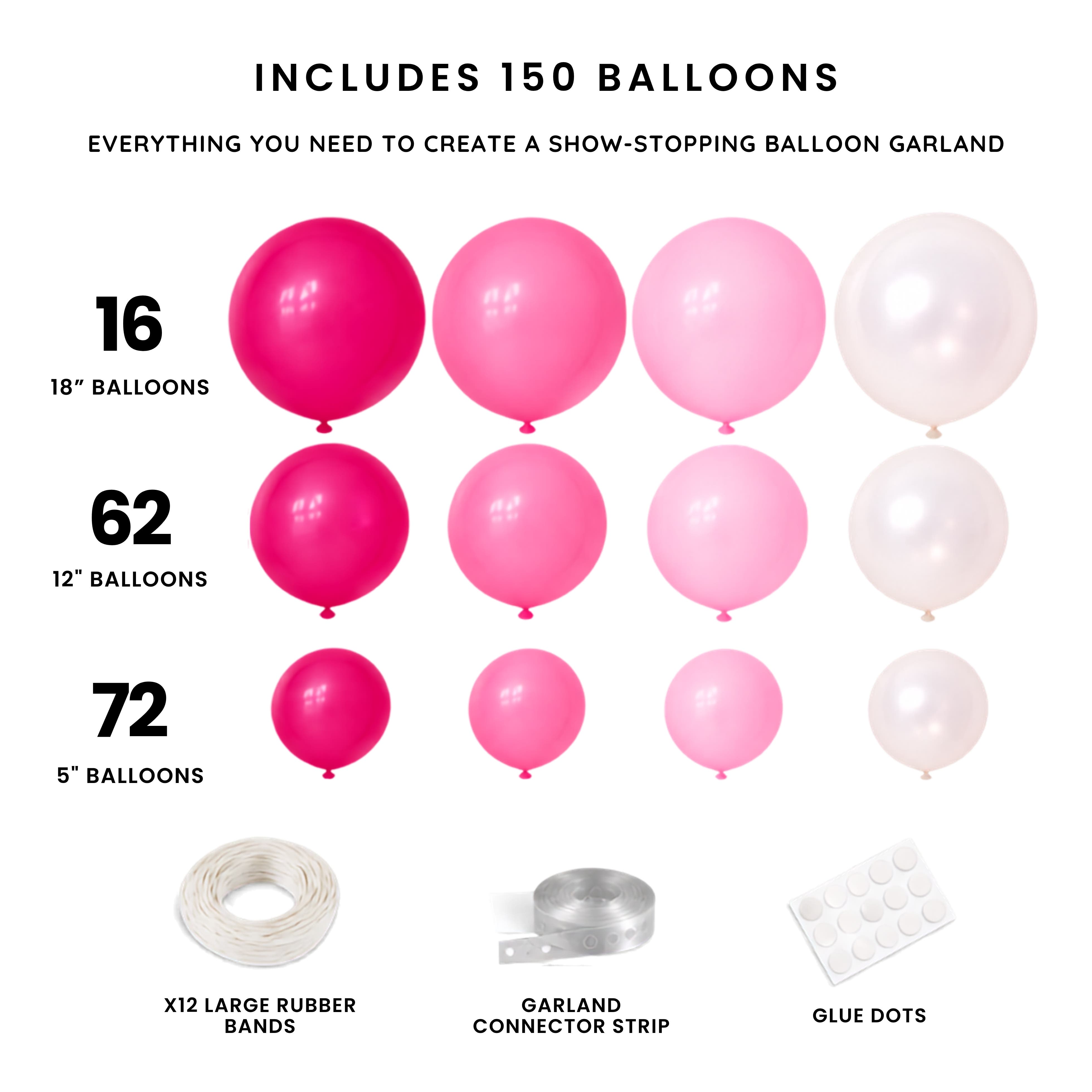 PACKED PARTY Ultimate Pink Balloon Garland Kit 150ct | Nordstrom