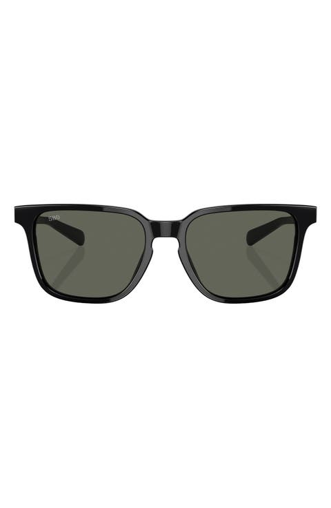 Kailano 53mm Polarized Square Sunglasses