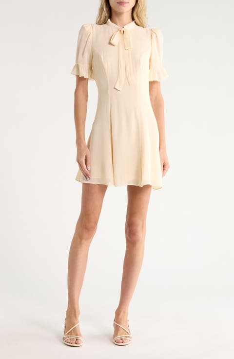 Whimsical Tie Neck Dress
