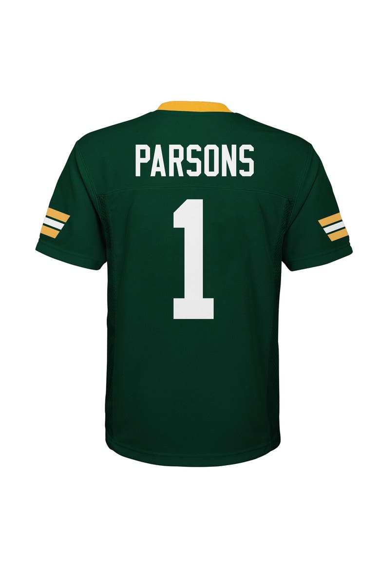 Youth Micah Parsons Green Green Bay Packers Replica Jersey, Alternate, color, Green