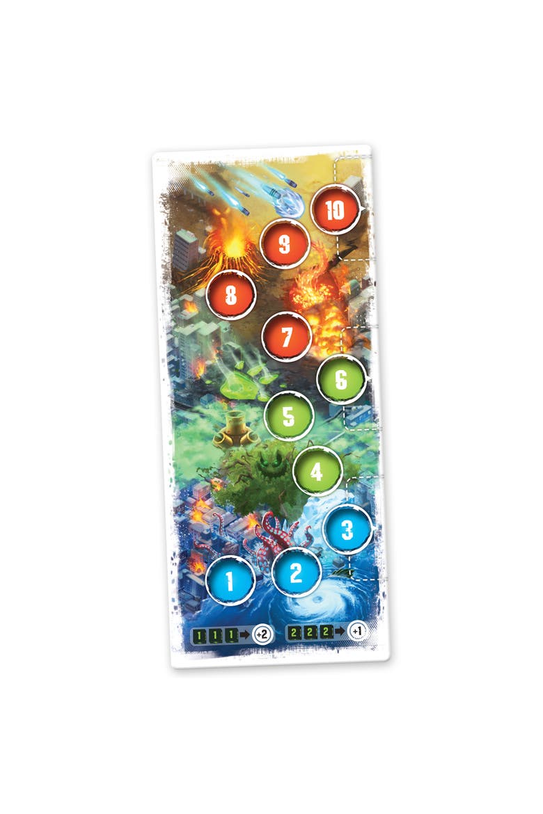 King Of Tokyo Micro Expansion Wickedness Gauge! Iello Games, Ages 10+, Alternate, color, Multicolored