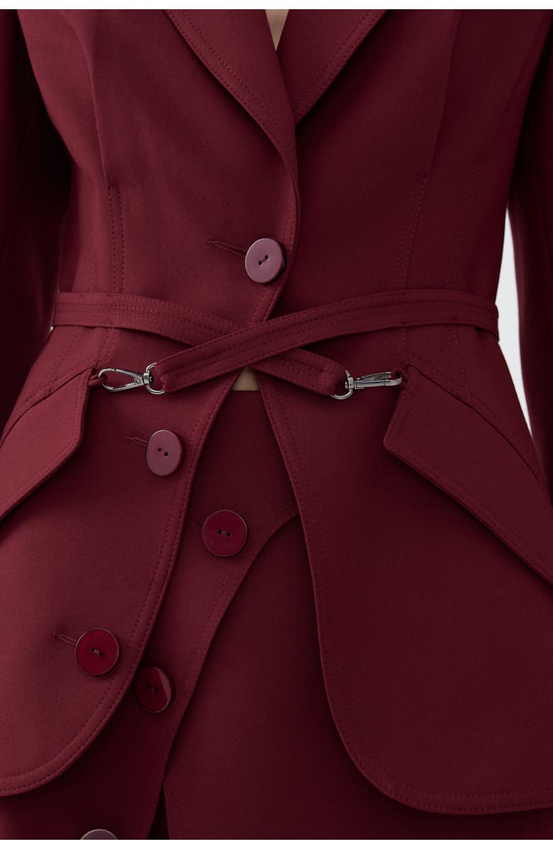 Nocturne Belted Blazer Jacket, Alternate, color,