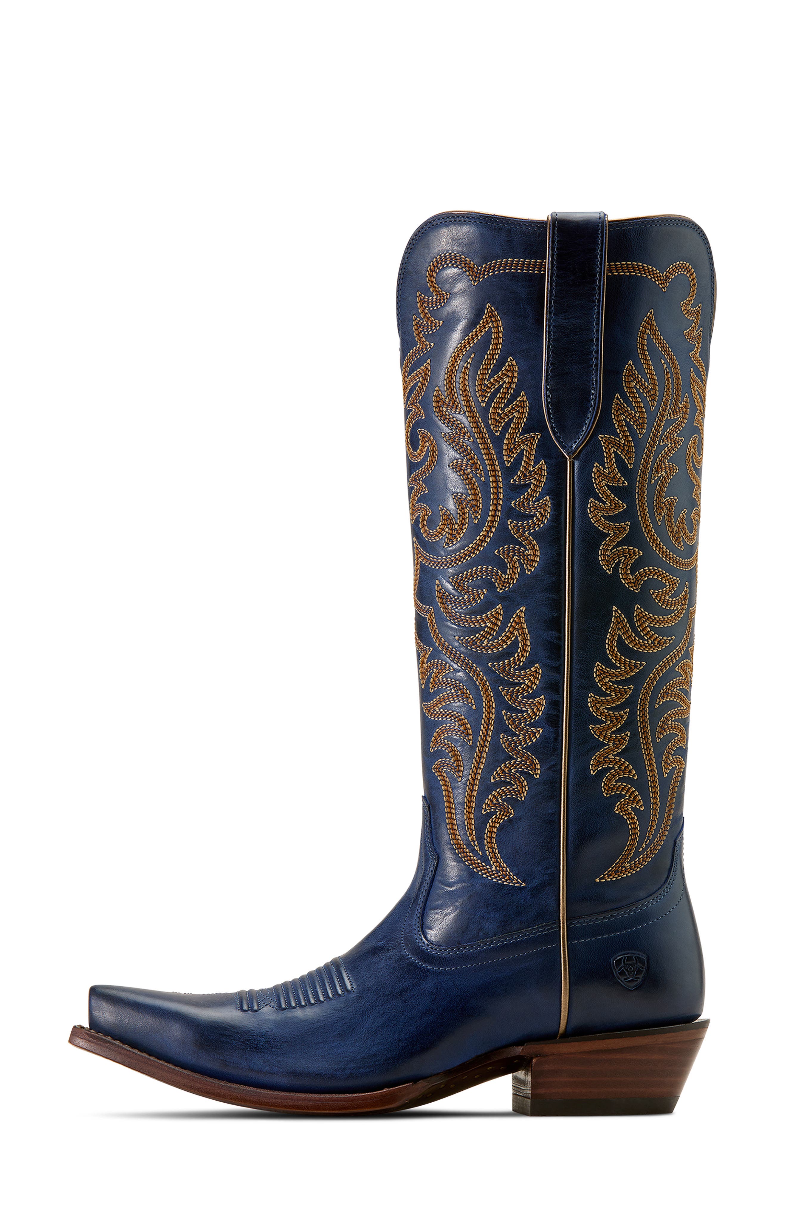 Ellamore X Toe Western Boot, Alternate, color, ROYAL COBALT