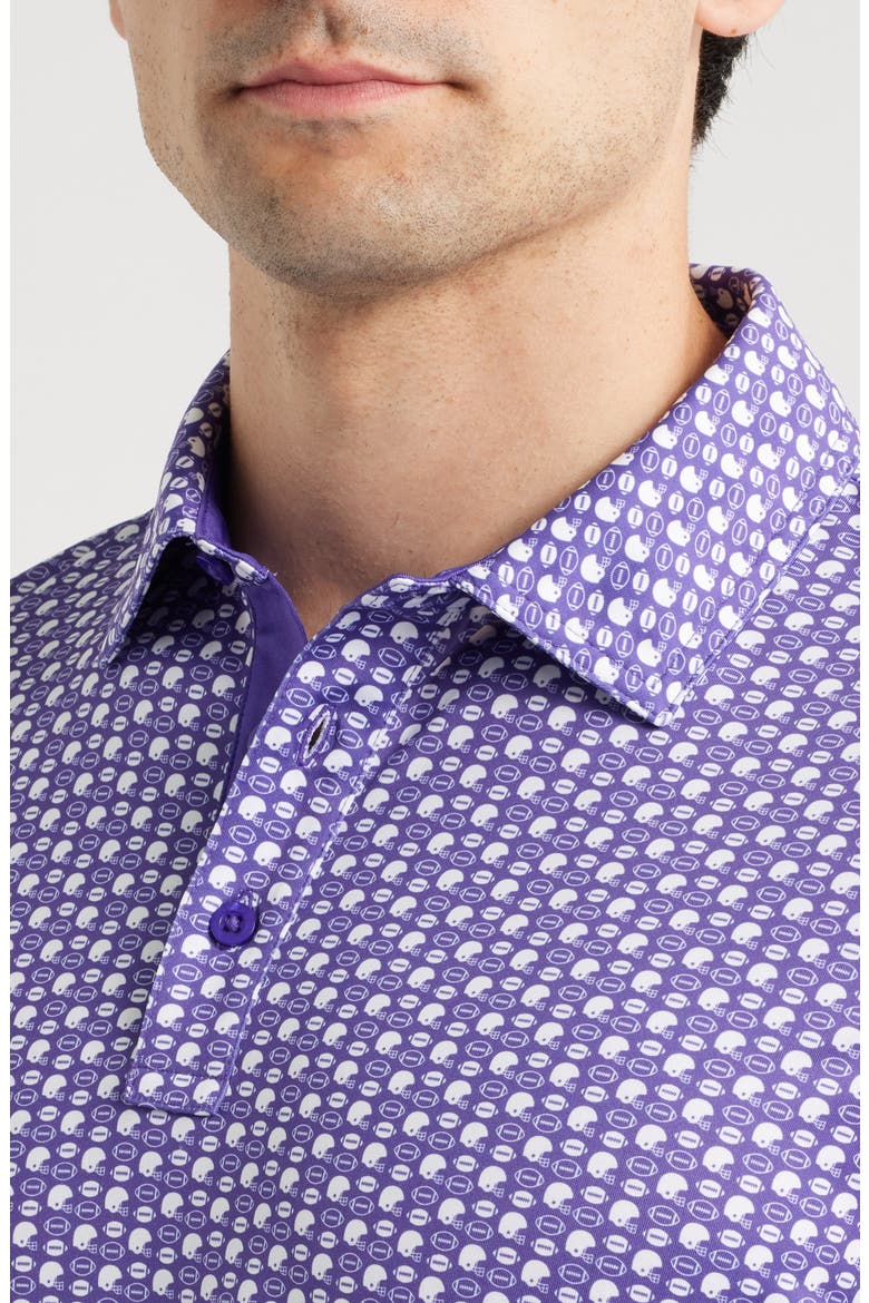 XC+™ Game Day Performance Polo, Alternate, color, PURPLE