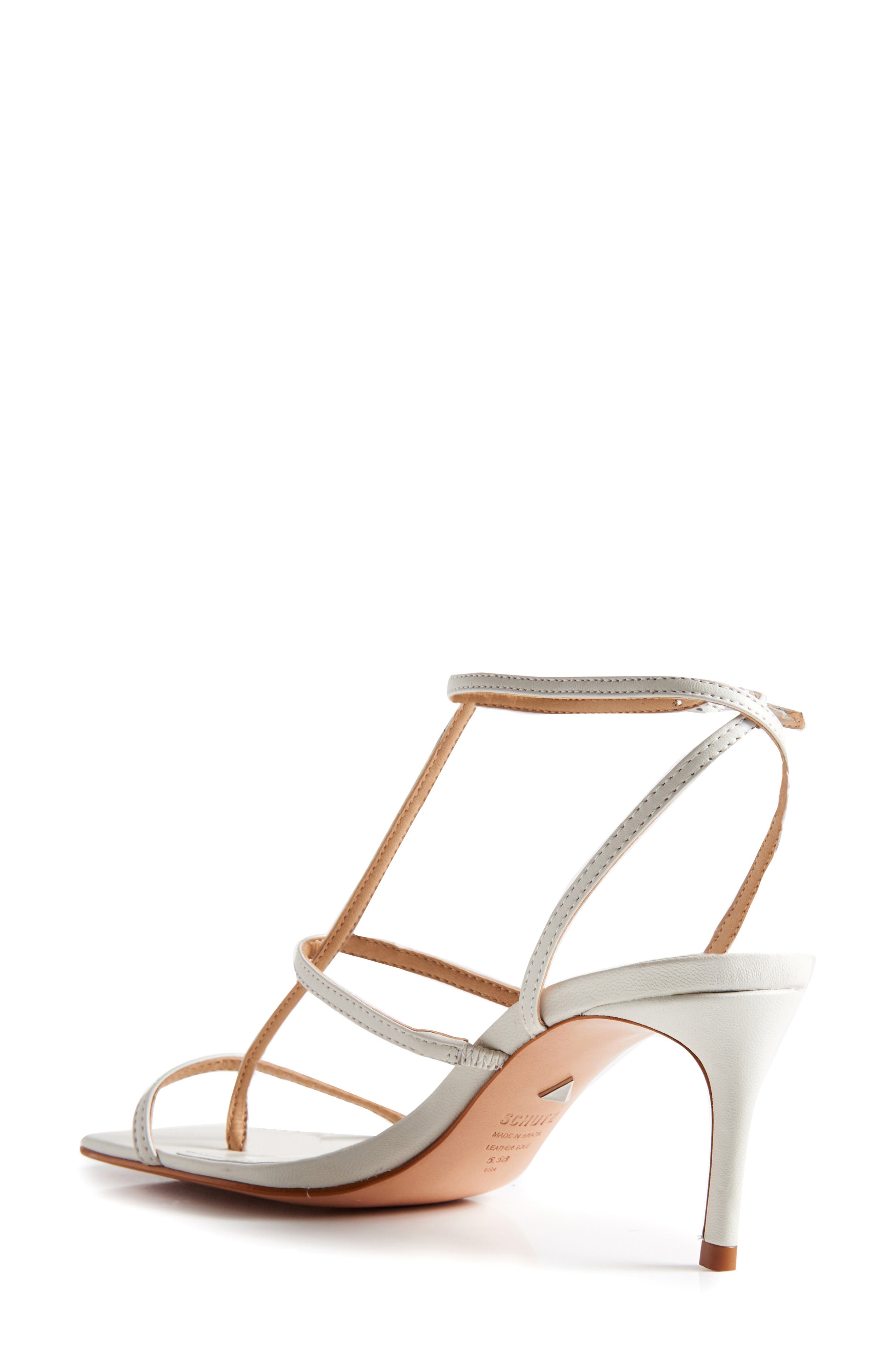 Ameena T-Strap Thong Sandal, Alternate, color, PEARL LEATHER