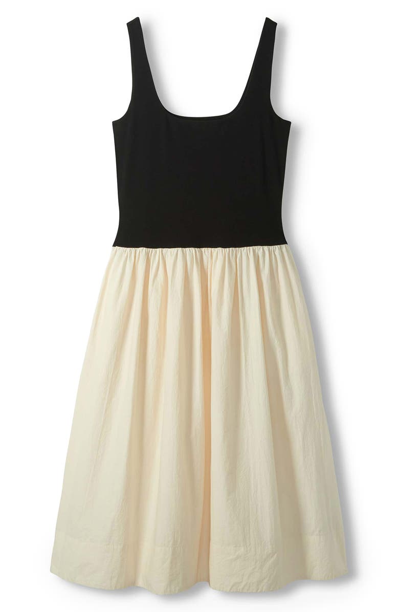 Hatley Colorblock Midi Sundress, Alternate, color, Black