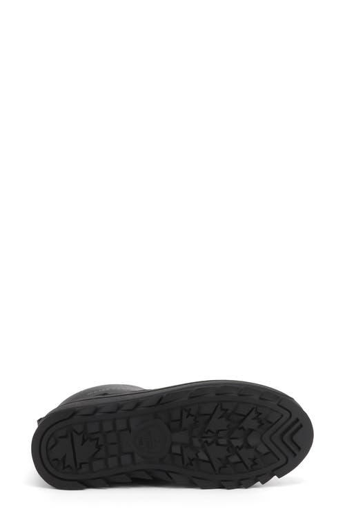 Pajar Gala Front Zip Waterproof Platform Ankle Bootie In Black
