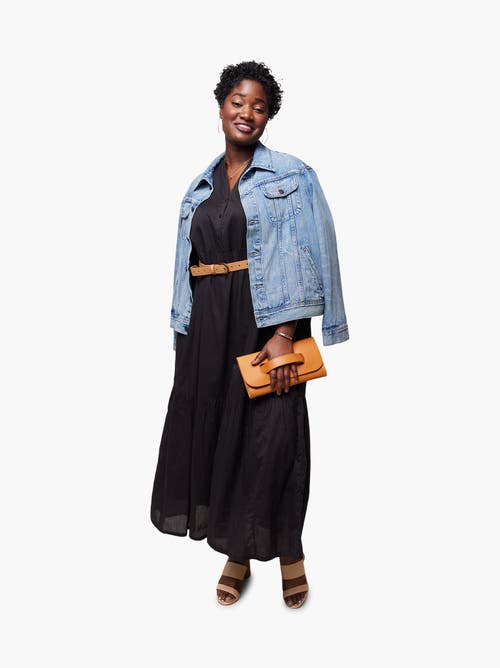 Able Mare Handle Clutch In Cognac