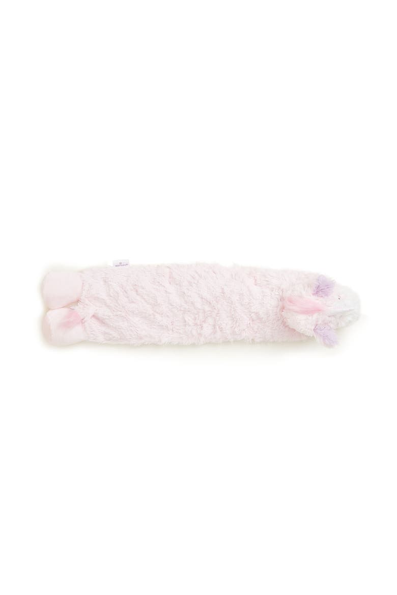 Unicorn Plush Neck Wrap, Alternate, color, Light Pastel Pink