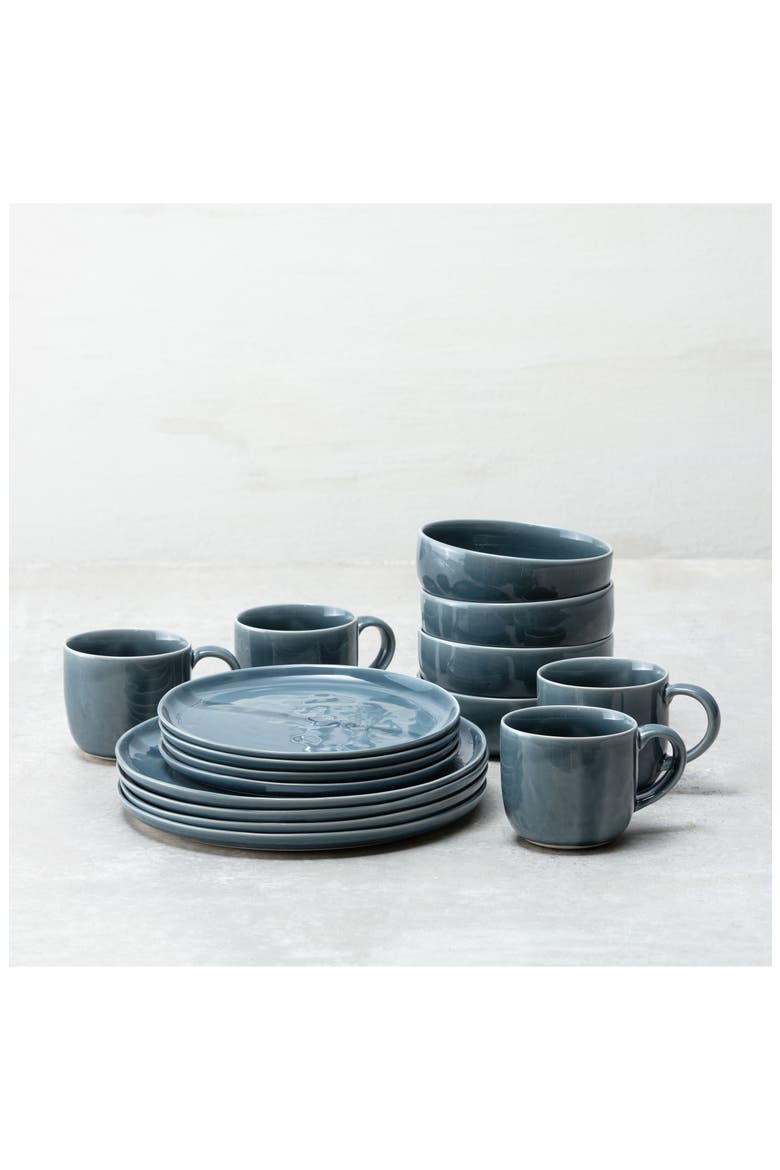 Svelte 16-Piece Dinnerware Set, Alternate, color, BLUE
