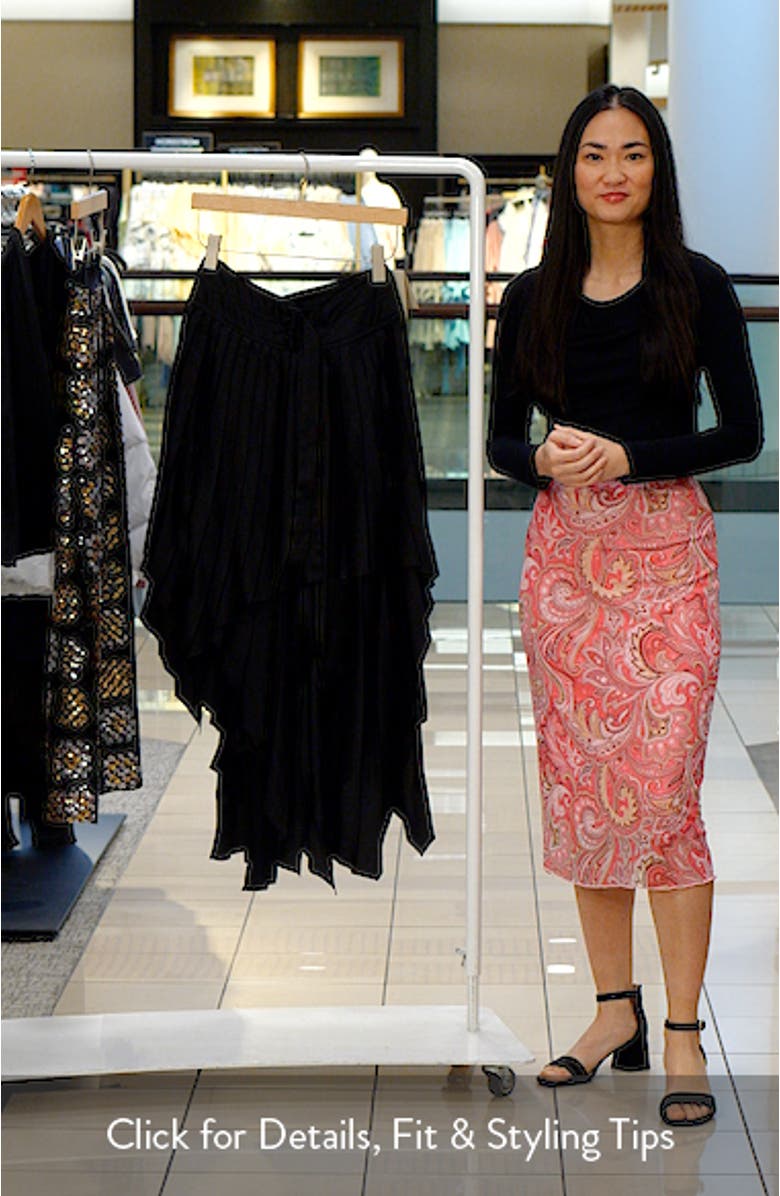 Kai Asymmetric Pleated Skirt, sales video thumbnail