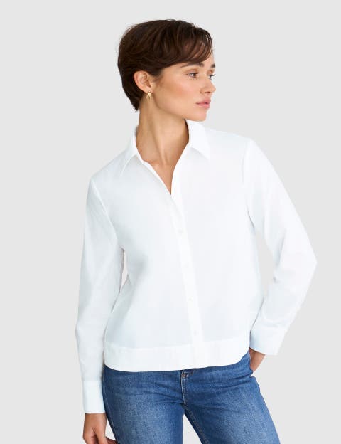 Andie Long Sleeve Button Up Shirt