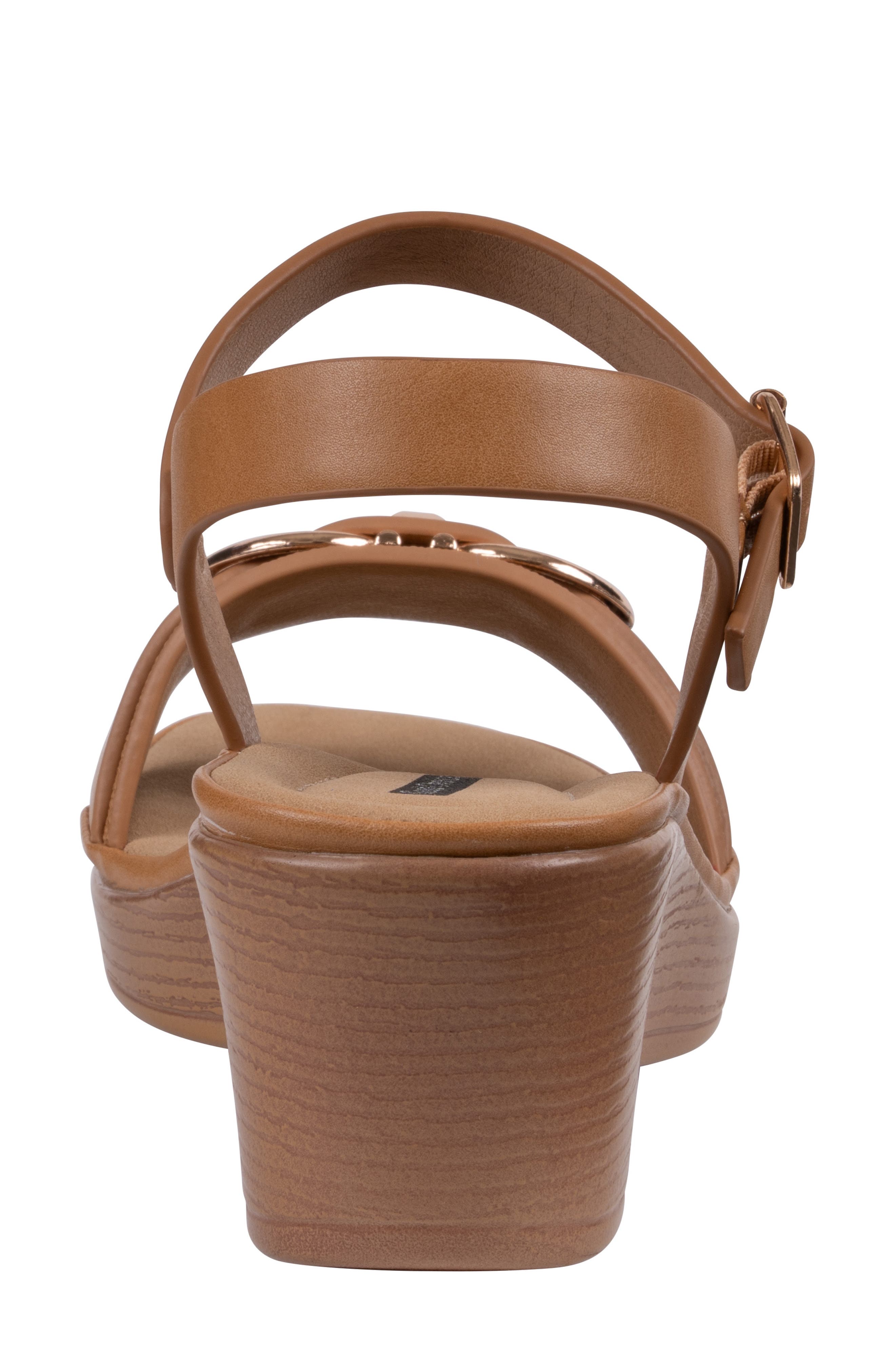 Nava Wedge Sandal, Alternate, color, TAN