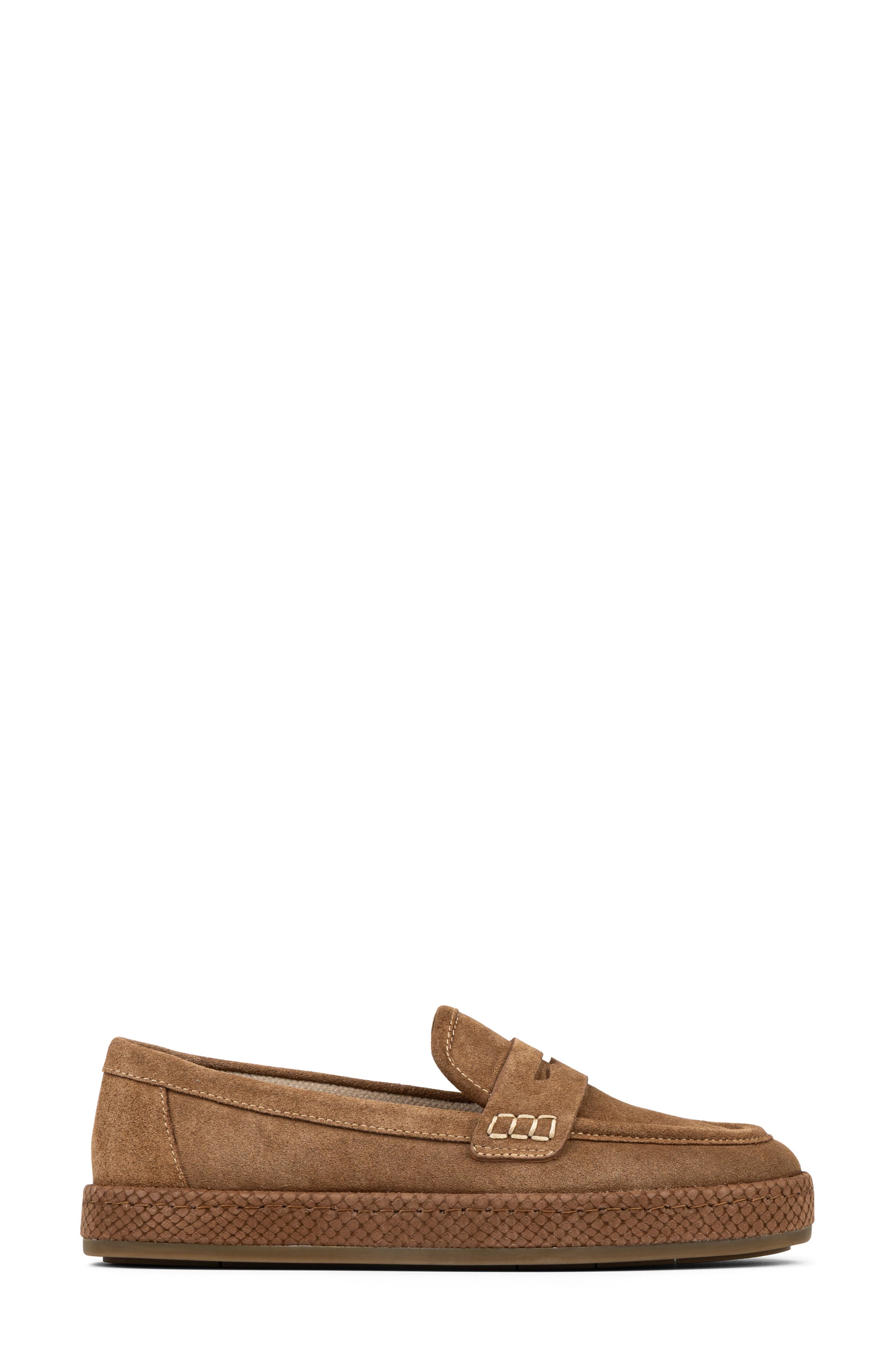 Donald Pliner Genova Platform Loafer, Alternate, color, Saddle
