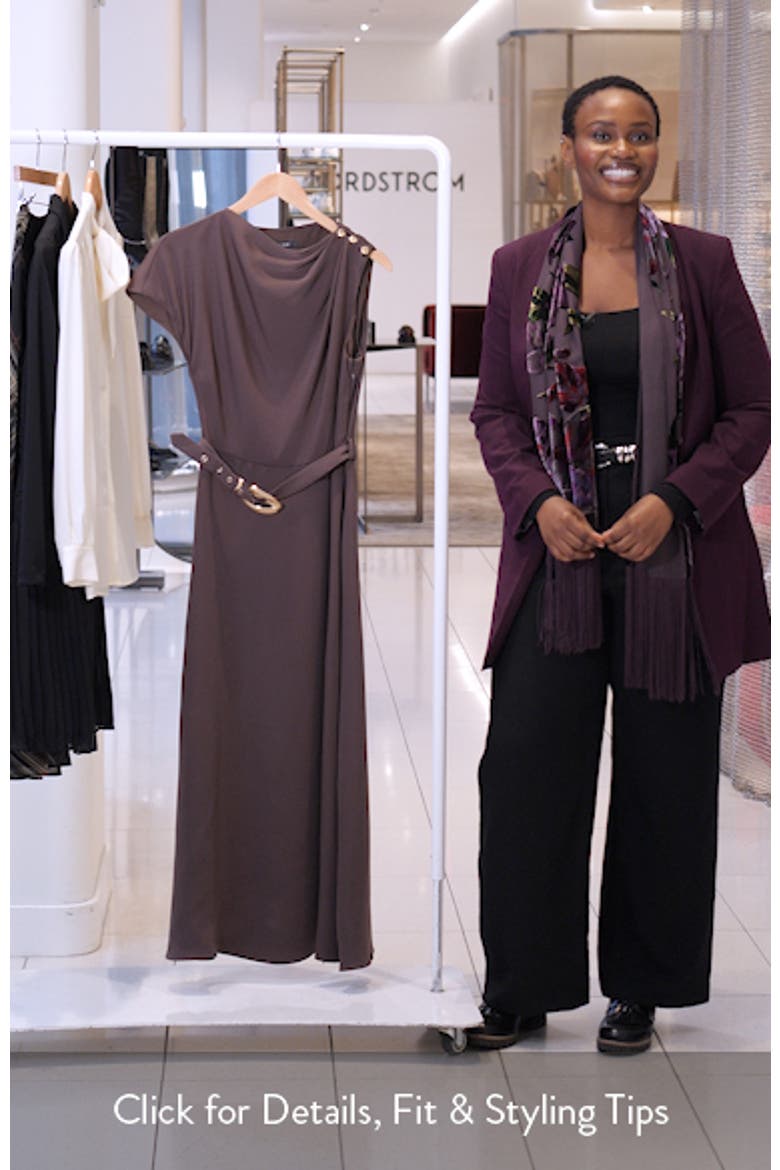 Neriah Draped Maxi Dress video