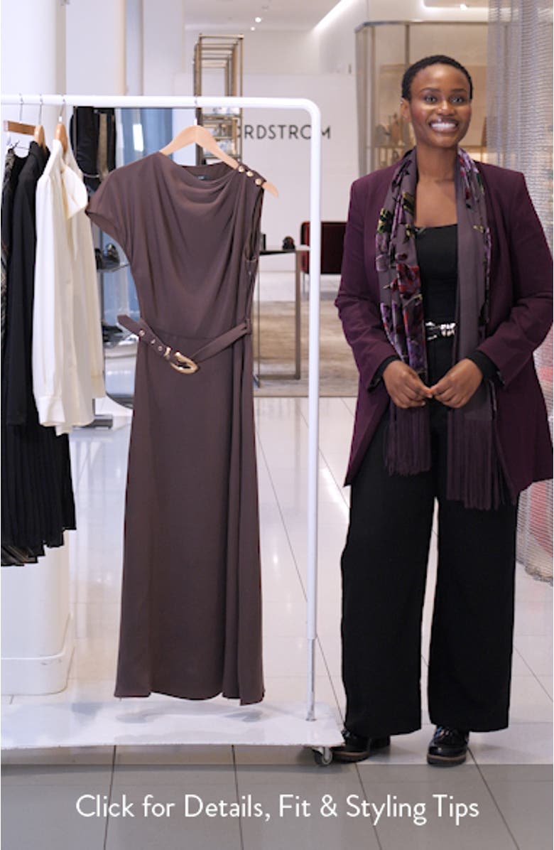 Neriah Draped Maxi Dress, sales video thumbnail