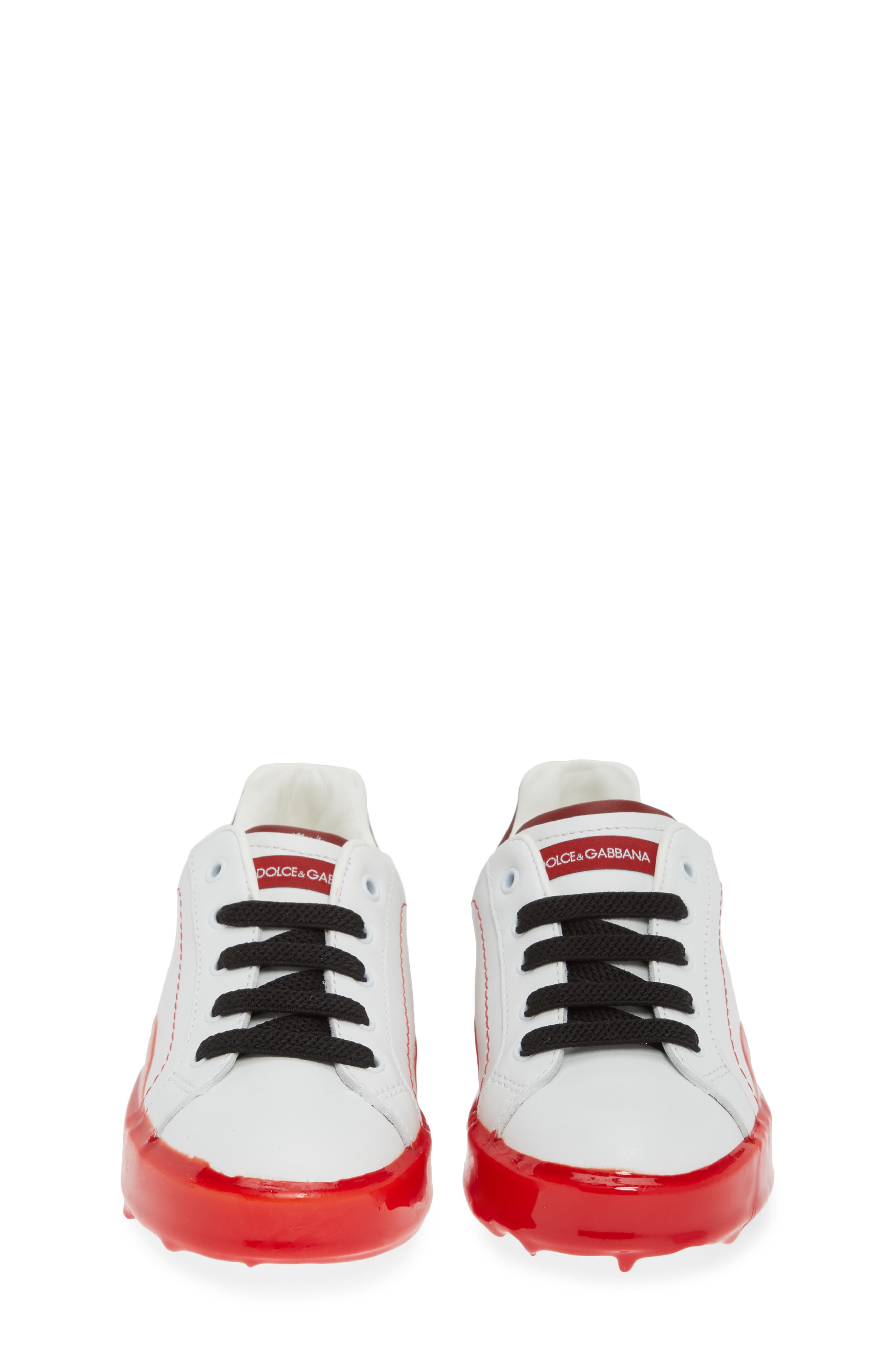 Dolce&Gabbana Portofino Melt Dipped Sole Low Top Sneaker, Alternate, color, 