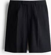 H&M Linen-blend Bermuda Shorts