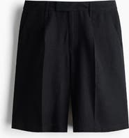 H&M Linen-blend Bermuda Shorts