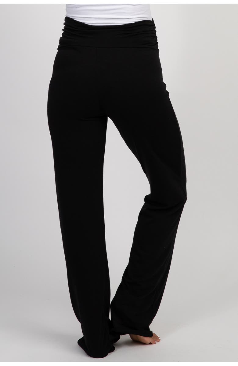 PinkBlush Foldover Lounge Pants, Alternate, color, Black