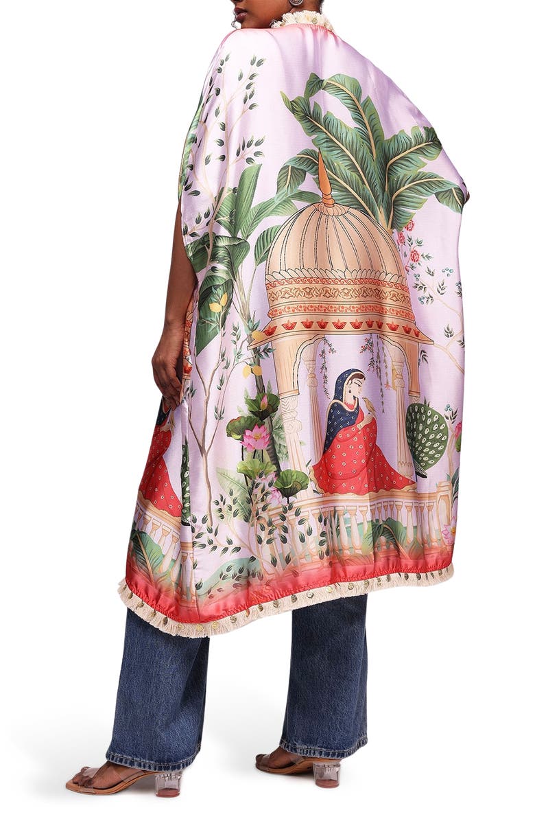 holiCHIC Liyana Reversible Duster, Alternate, color, White