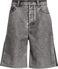 DIESEL® P-Arlor Faux Leather Bermuda Shorts