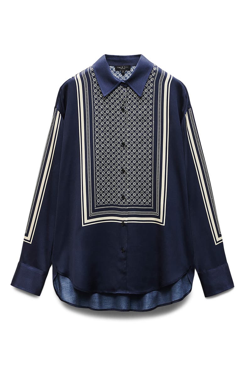 rag & bone Jessica Printed Button-Up Shirt, Alternate, color, 