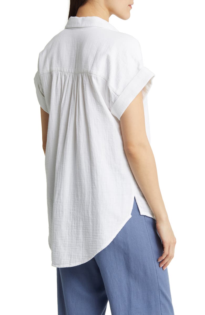 Caslon<sup>®</sup> Cotton Camp Shirt, Alternate, color,