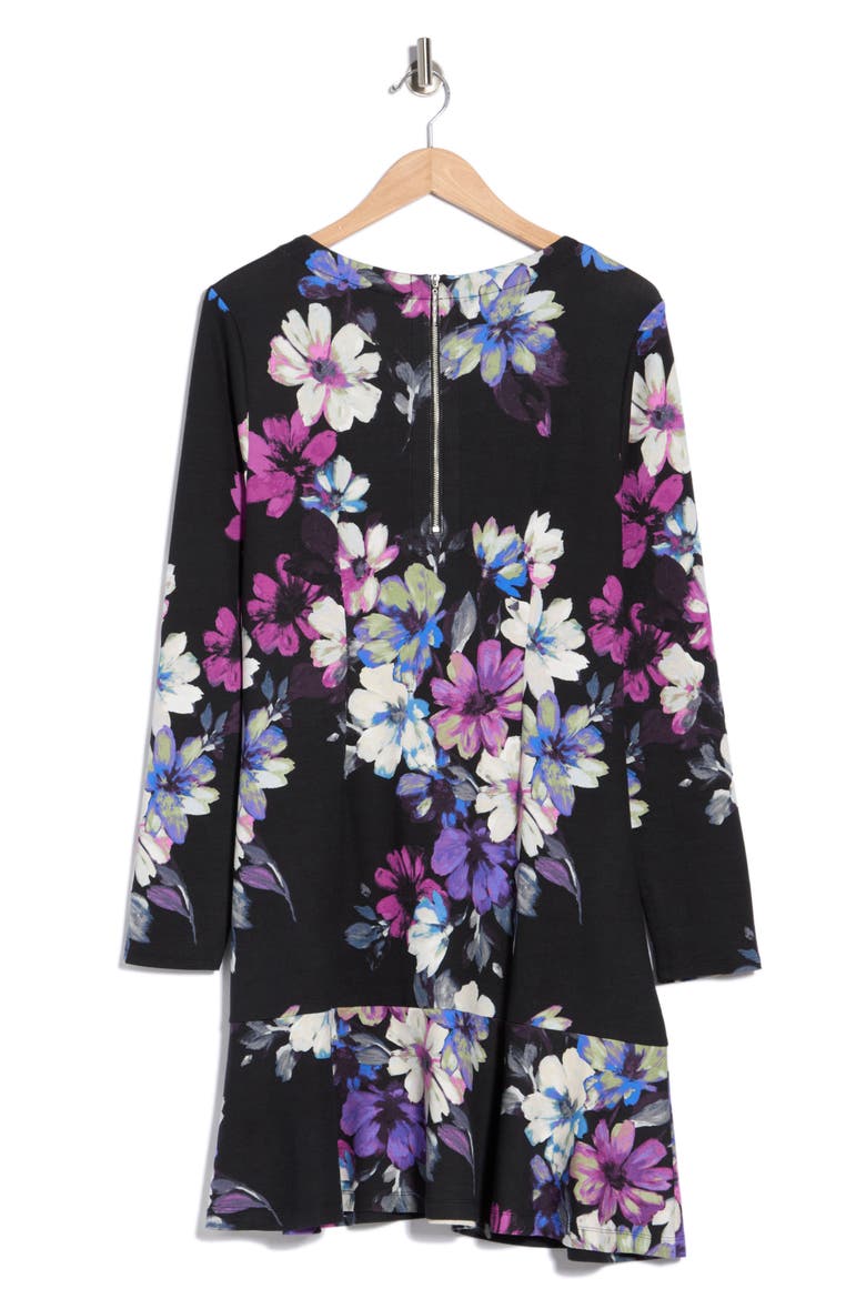 Darcy Nightshade Long Sleeve Dress, Alternate, color, BLACK