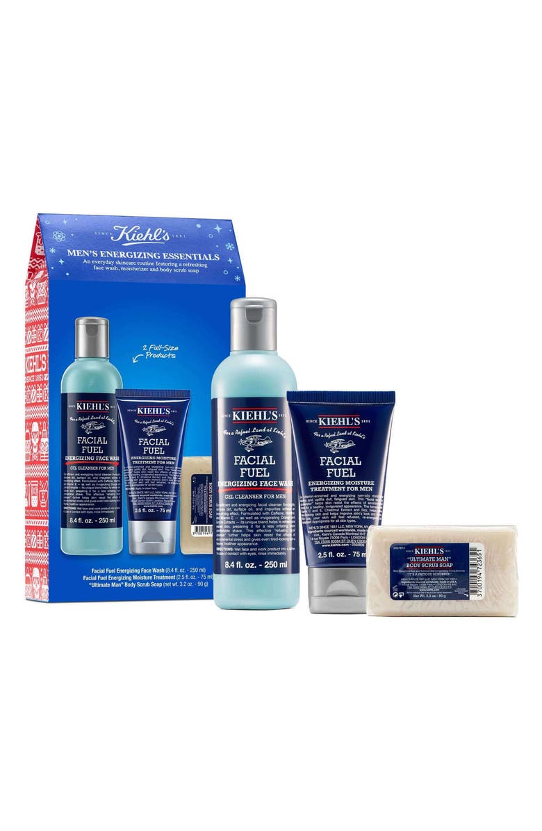 Kiehl's Since 1851 Men's Energizing Essentials Set USD $58 Value, Main, color,
