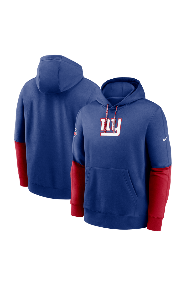 Nike Men's Nike Royal New York Giants 2024 Sideline Club Pullover Hoodie, Main, color, Royal
