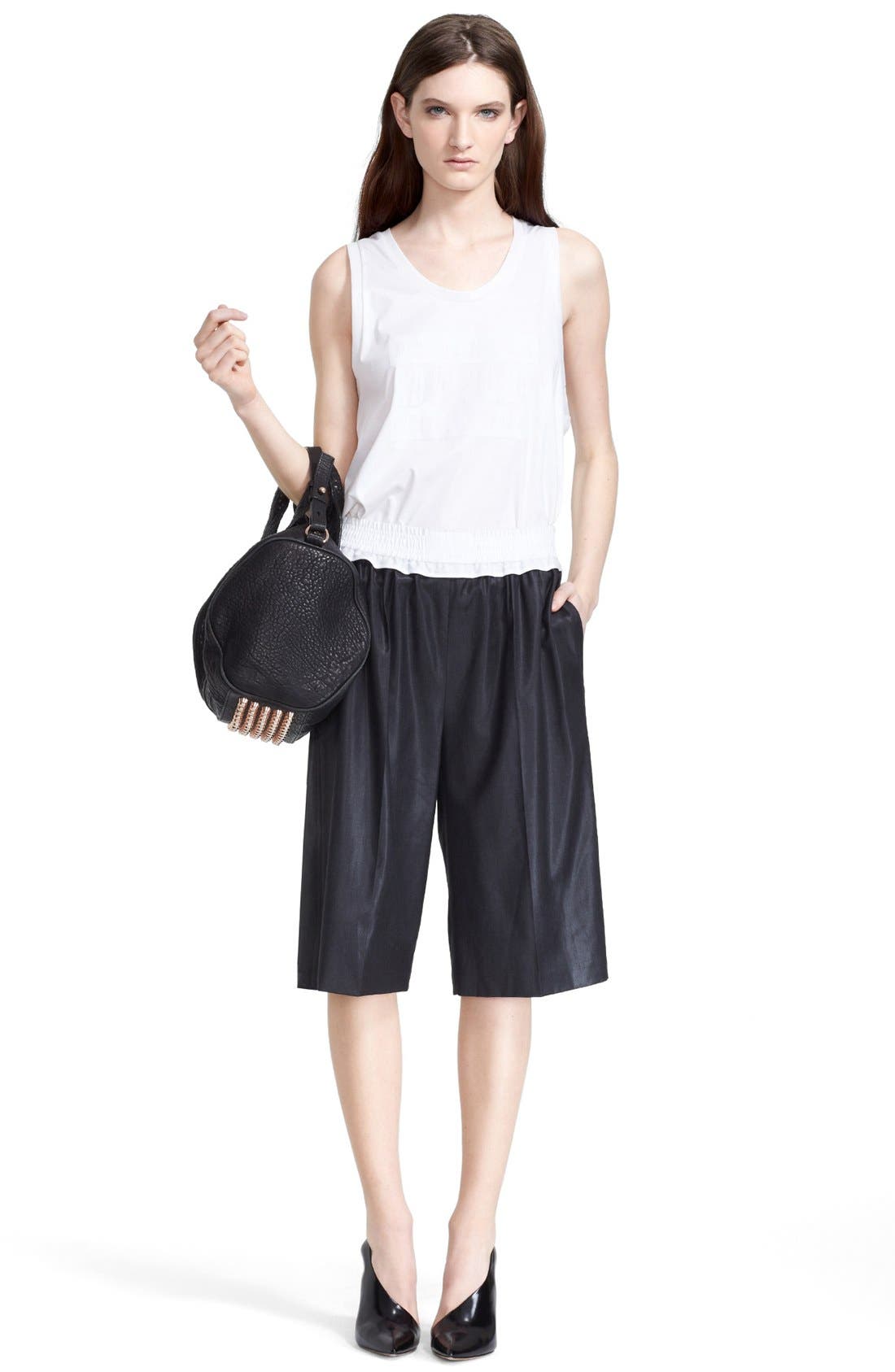 Alexander Wang 'Rocco - Rosegold' Leather Satchel, Alternate, color, 