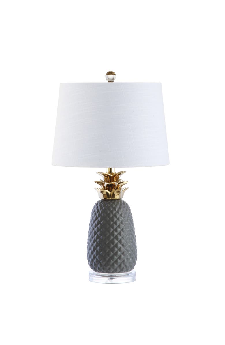 JONATHAN Y Pineapple Ceramic LED Table Lamp, Alternate, color,