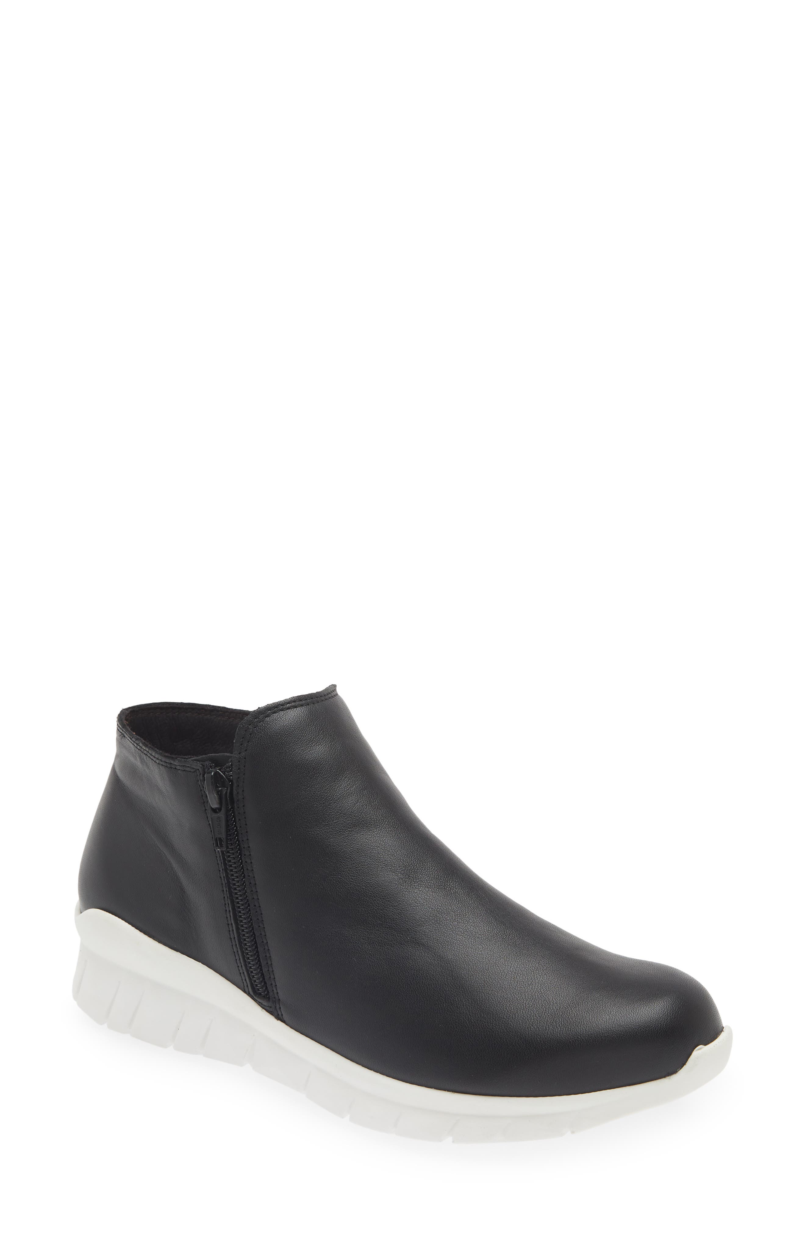 Naot Zodiac Sneaker, Main, color, Jet Black Leather