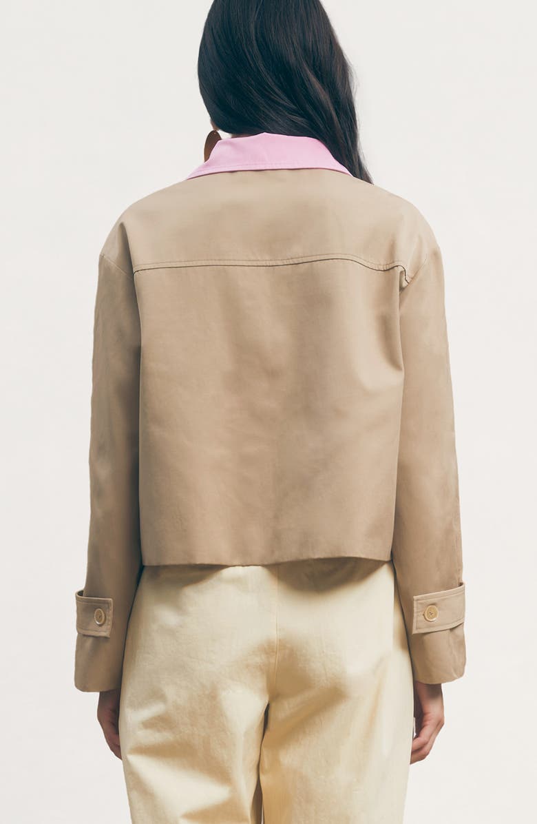 MAUDE CLUB Brooke Jacket, Alternate, color, Tan Pink